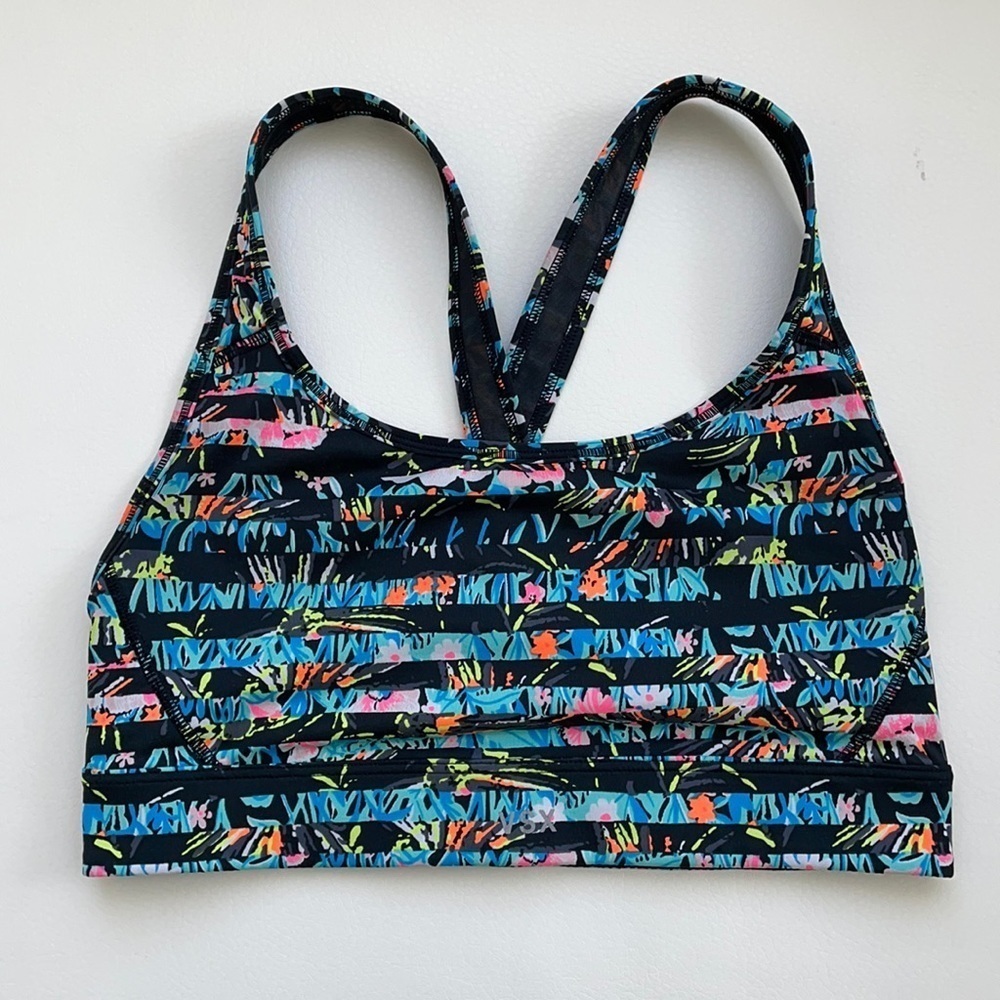 VSX Sport Multi Color Cross Back Sports Bra XS